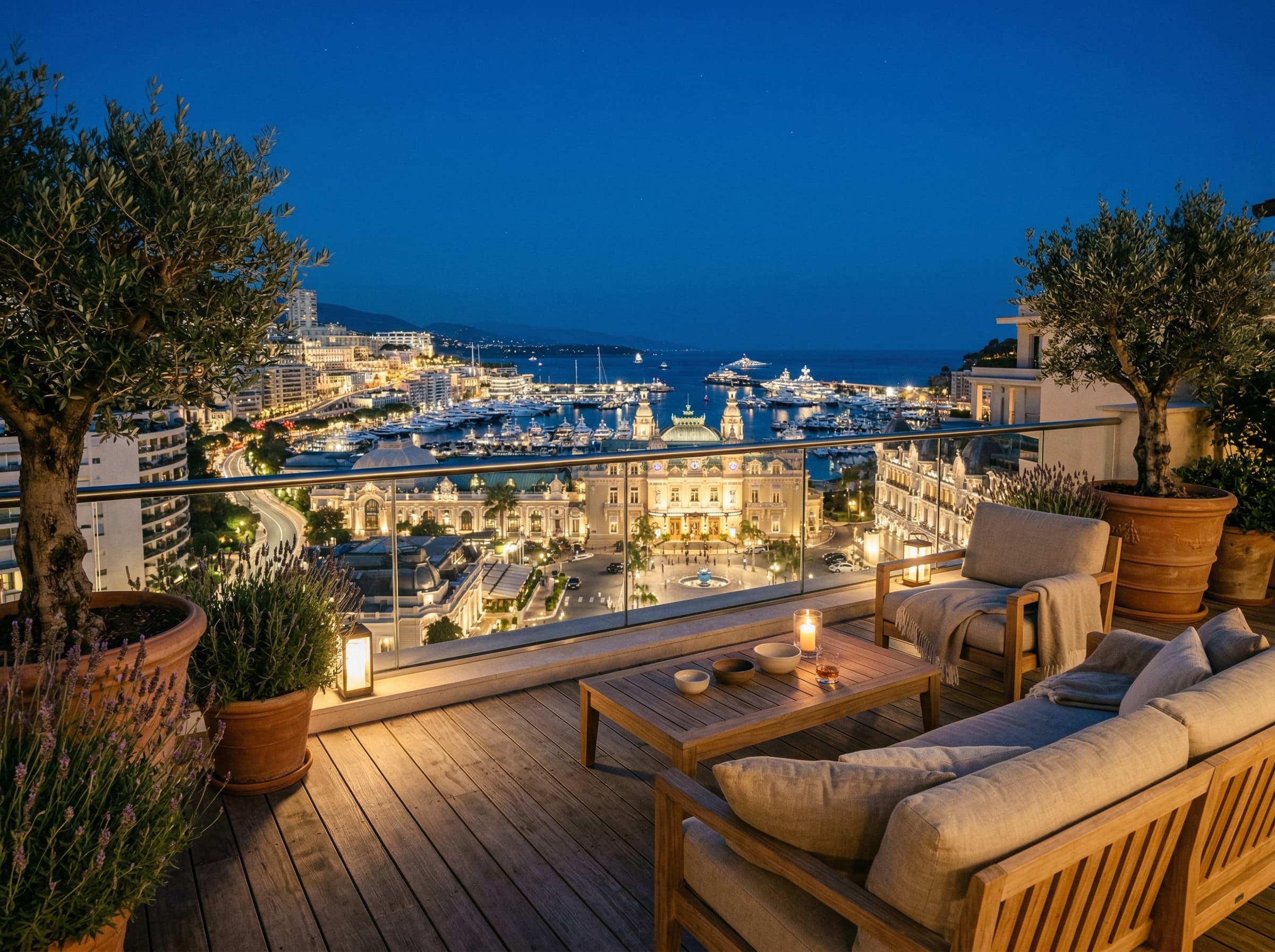 Penthouse Carré d'Or — Monaco — rooftop sur le Casino