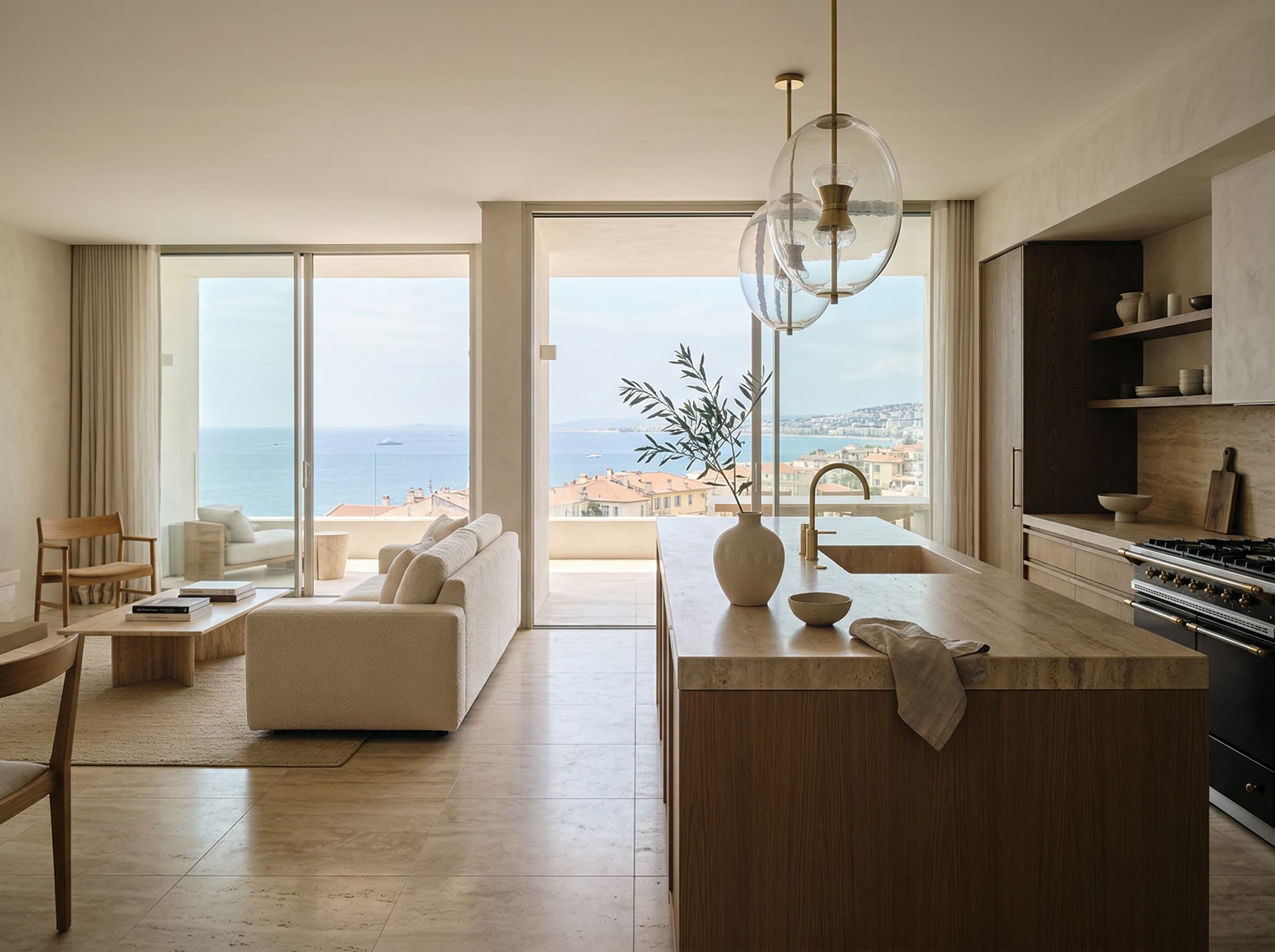 Penthouse Promenade — Nice — terrasse sur la Baie des Anges — photo 2