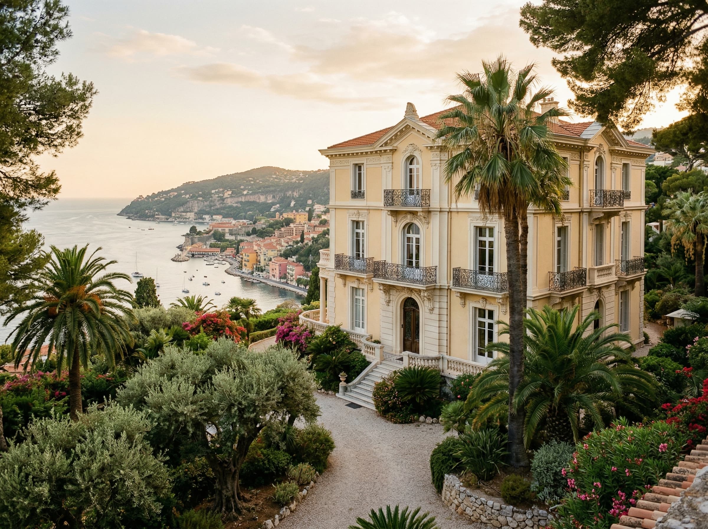 Villa Belle Époque — Saint-Jean-Cap-Ferrat — jardin d'Éden
