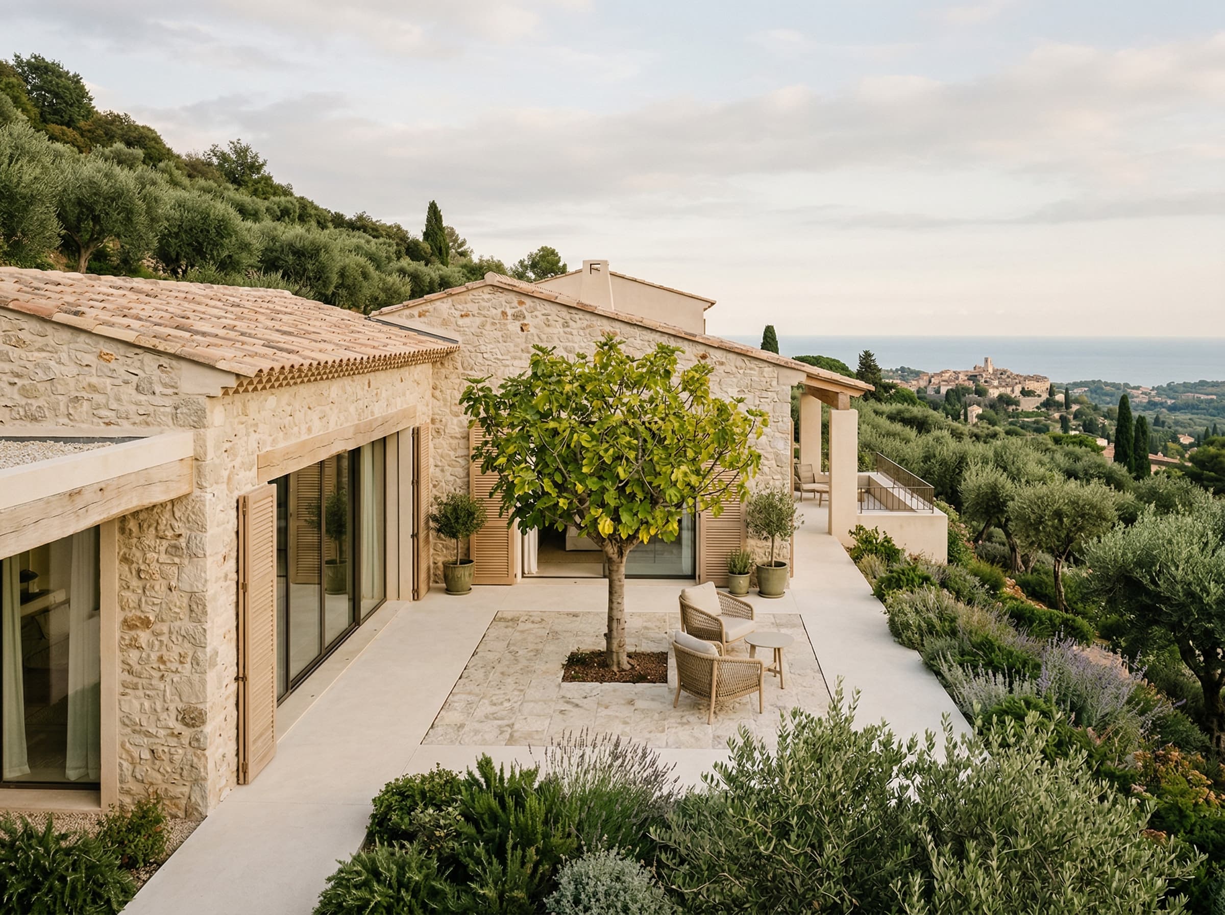 Villa Colline — Saint-Paul de Vence — entre oliveraies