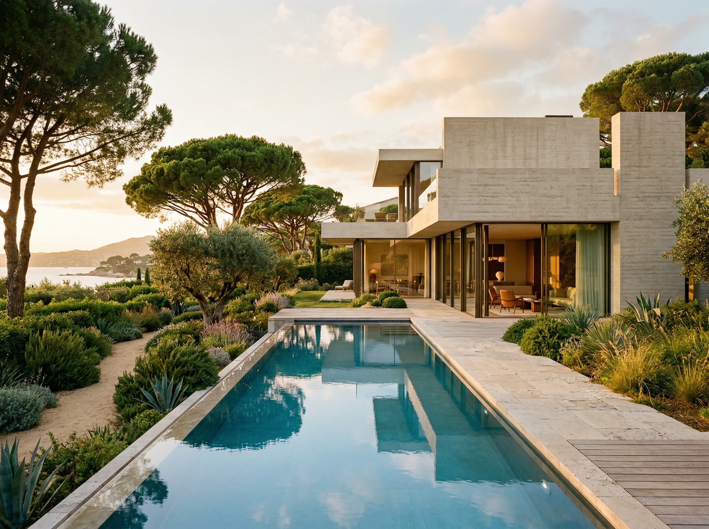 Villa La Garoupe — Cap d'Antibes — contemporaine